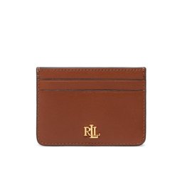Lauren Ralph Lauren Калъф за кредитни карти Slim Card 432876732002 Кафяв