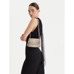 Guess Дамска чанта Melinda Mini HWKG99 33780 Бежов
