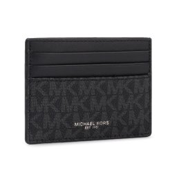 MICHAEL Michael Kors Калъф за кредитни карти Greyson 39F9LGYD2B Черен