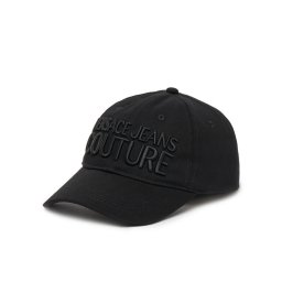 Versace Jeans Couture Шапка с козирка 78VAZK32 Черен