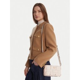 Guess Дамска чанта Marion Mini HWWG80 72720 Кремав