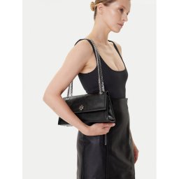 Tory Burch Дамска чанта Kira Turnlock 167058 Черен