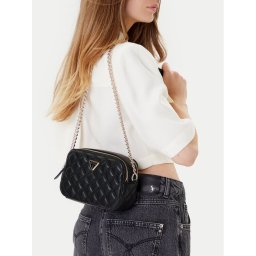 Guess Дамска чанта Giully II HWQG96 73140 Черен