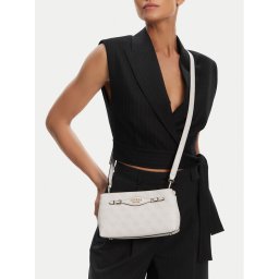 Guess Дамска чанта Katya HWSG96 52120 Екрю