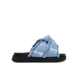 Inuikii Чехли Soft Crossed Jeans 70104-142 Светлосиньо