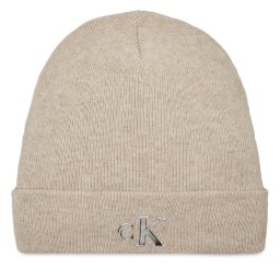 Шапка Calvin Klein Jeans Minimal Monogram Beanie K60K611542 Сив