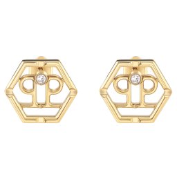 Обици PHILIPP PLEIN Hexagon PJ2AA06EU Златист