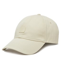 Шапка с козирка Calvin Klein Jeans Mono Leather Patch Twill Cap LV04K5052G Бял