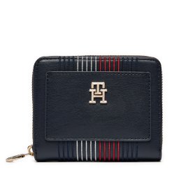 Портфейл Tommy Hilfiger Distinct Med Za Corp AW0AW16737 Тъмносин