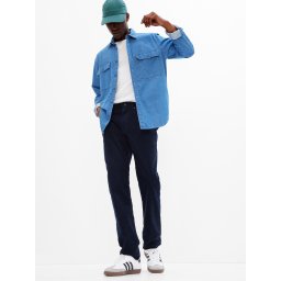 GapFlex Washwell Slim Corduroy Trousers - Men's
