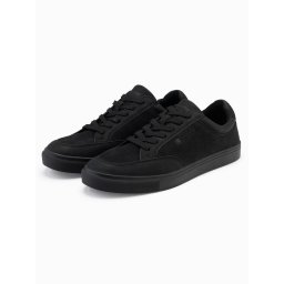Ombre Monochromatic men's streetwear style shoes - black
