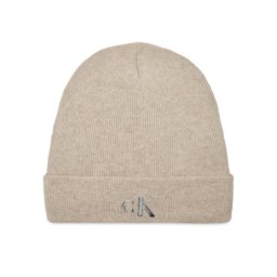Calvin Klein Jeans Шапка Minimal Monogram Beanie K60K611542 Сив