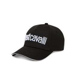 Just Cavalli Шапка с козирка 78RAZK30 ZG192 Черен