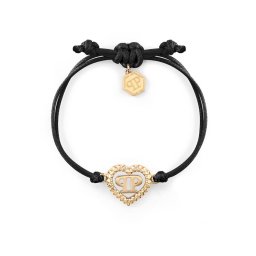 PHILIPP PLEIN Гривна Plein Rocked Heart PJZEA09BU Черен