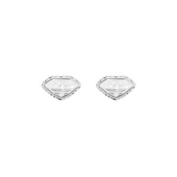 Swarovski Обици Lucent 5686483 Сребрист