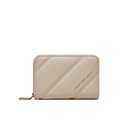 Calvin Klein Jeans Портфейл Quileted Med Zip K60K612256 Екрю