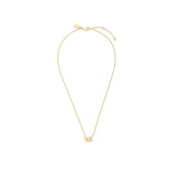 Coach Колие Pearl Signature C Pendant Necklace 37341916GLD651 Златист