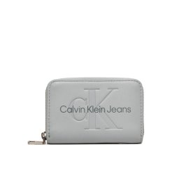 Calvin Klein Jeans Портфейл Sculpted Med Zip Around Mono K60K612255 Сив
