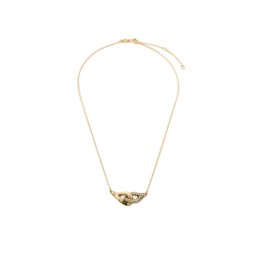Tory Burch Колие Interlocking Wishbone Pendant 161070 Златист