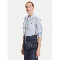 Tommy Hilfiger Дамска чанта Th Modern Mini Crossover AW0AW17462 Тъмносин