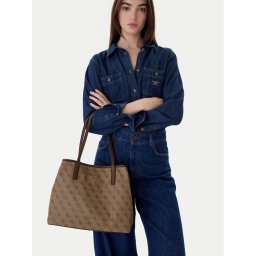 Guess Дамска чанта Victtoria HWESG9 51428 Кафяв