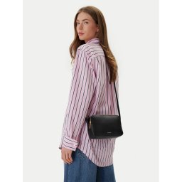 Calvin Klein Дамска чанта Foil Logo Elongated Camera Bag LV04F3276G Черен