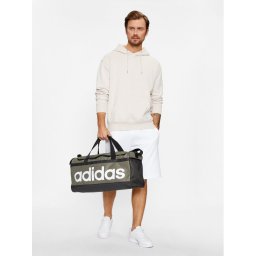 adidas Спортна чанта Essentials Linear Duffel Bag Medium HR5350 Зелен