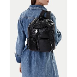 Calvin Klein Раница Pocket Nylon Flap Backpack LV04F3406G Черен