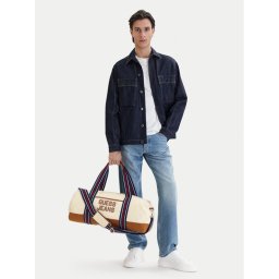 Guess Jeans Чанта за уикенд M5BZ93 WL970 Кремав