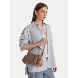 Calvin Klein Дамска чанта Pocket Nylon Bag W/Strap LV04F3132G Бежов