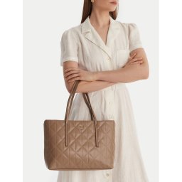 Calvin Klein Дамска чанта Quilted Small Tote LV04F3325G Бежов