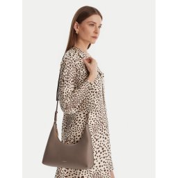 Calvin Klein Дамска чанта Foil Logo Conv Shoulder Bag LV04F3272G Бежов