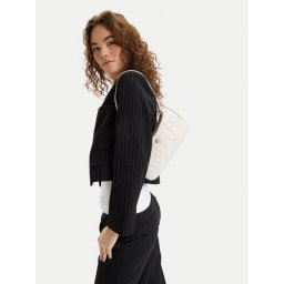 Calvin Klein Дамска чанта Quilted Sm Shoulder Bag LV04F3327G Бял