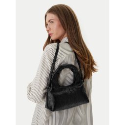 Calvin Klein Дамска чанта Emblem Aop Puffer Bag With Strap LV04F3200G Черен