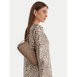 Calvin Klein Дамска чанта Quilted Sm Shoulder Bag LV04F3327G Бежов