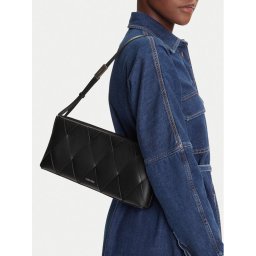 Calvin Klein Дамска чанта Ck Woven Elongated Shoulder Bag K60K612992 Черен