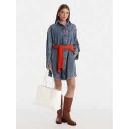 Calvin Klein Дамска чанта Emblem Aop Tote W/ Pouch LV04F3266G Бял