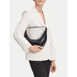 Calvin Klein Дамска чанта Pinched Soft Crescent Sm LV04F3010G Черен