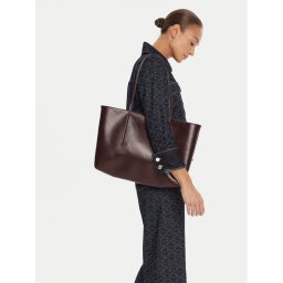 Calvin Klein Дамска чанта Emblem Aop Tote W/ Pouch LV04F3266G Бордо