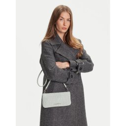 Calvin Klein Jeans Дамска чанта Rouched Zip Top Bag LV04K3090G Сив