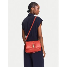 Tommy Hilfiger Дамска чанта Soft Leather Conv Crossover AW0AW17638 Червен