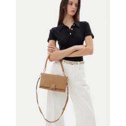 Tommy Hilfiger Дамска чанта Th Her Med Crossover AW0AW17216 Кафяв