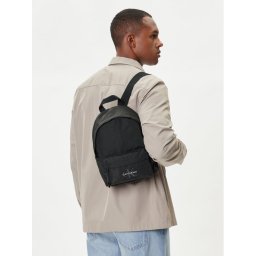 Calvin Klein Раница Bold Small Round Backpack LV04D3257G Черен
