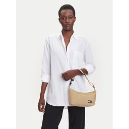 Tommy Jeans Дамска чанта Tjw Ess Daily Shoulder Bag AW0AW17287 Бежов