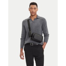MICHAEL Michael Kors Мъжка чантичка Hudson 33U2LHDC2B Черен