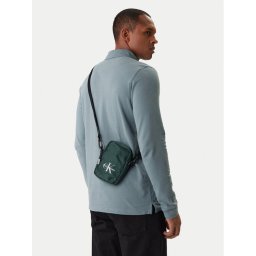 Calvin Klein Мъжка чантичка Bold Logo Nylon Slim Reporter LV04D3231G Зелен