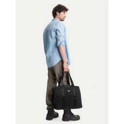 Tommy Jeans Чанта за уикенд Tjm Urban Duffle AM0AM13399 Черен