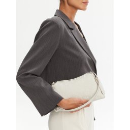 Calvin Klein Jeans Дамска чанта Ckj Monogram Drop Sm Shoulder Ba LV04K3142G Кремав