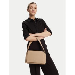 Calvin Klein Дамска чанта Ck Must Satchel_Mono K60K613181 Бежов
