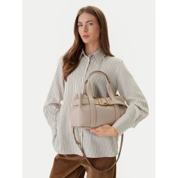 Calvin Klein Дамска чанта Buckle Mini Tote With Strap LV04F3295G Бежов